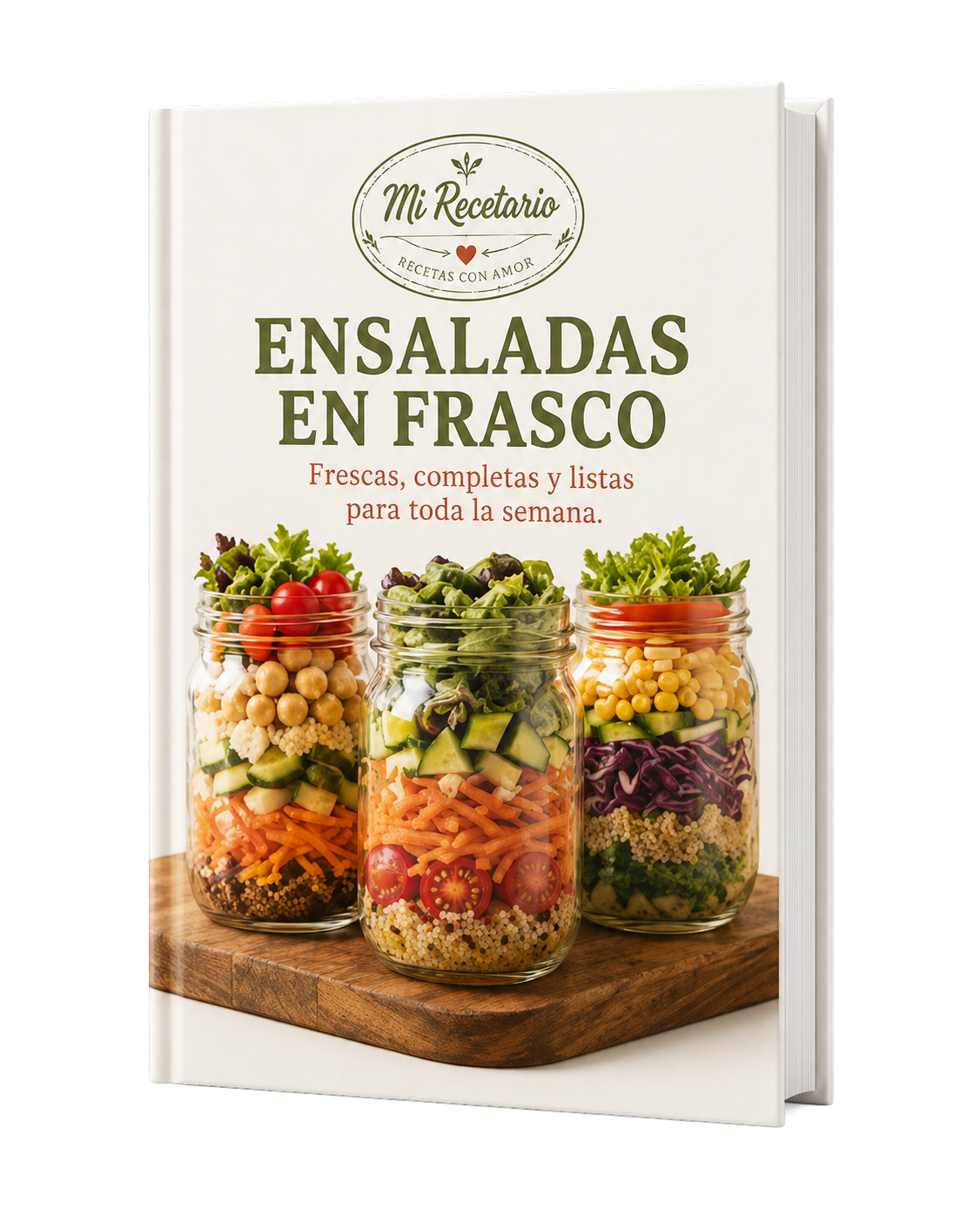 Mi Recetario- Ensaladas en Frasco